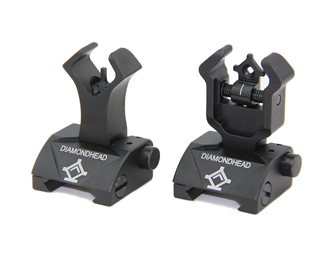 Diamondhead DIAMOND Combat Flip-Up Rear & Front Sight BK